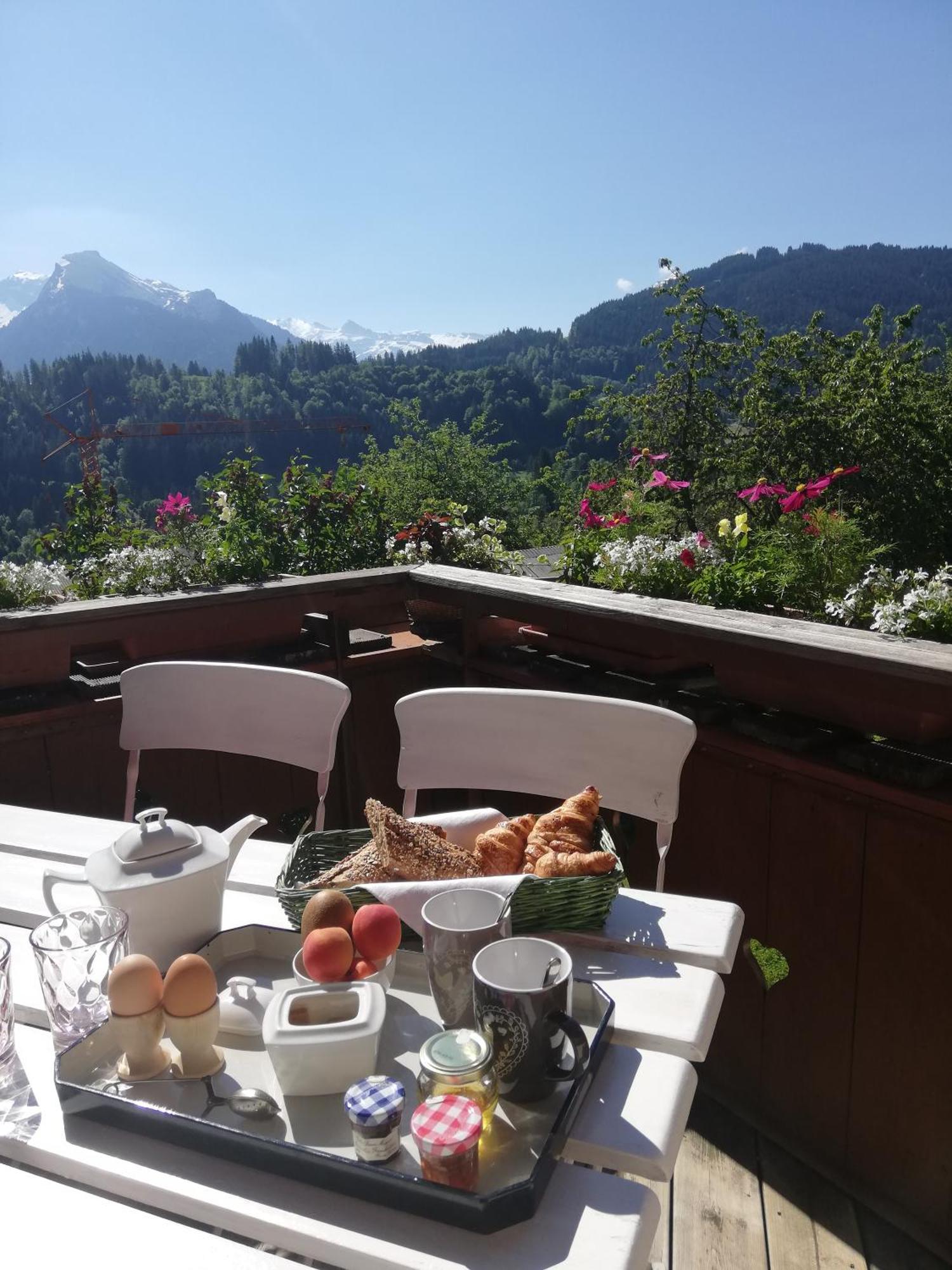 Chambres En Chalet Petit Dejeuner Inclus La Cote d'Arbroz 외부 사진