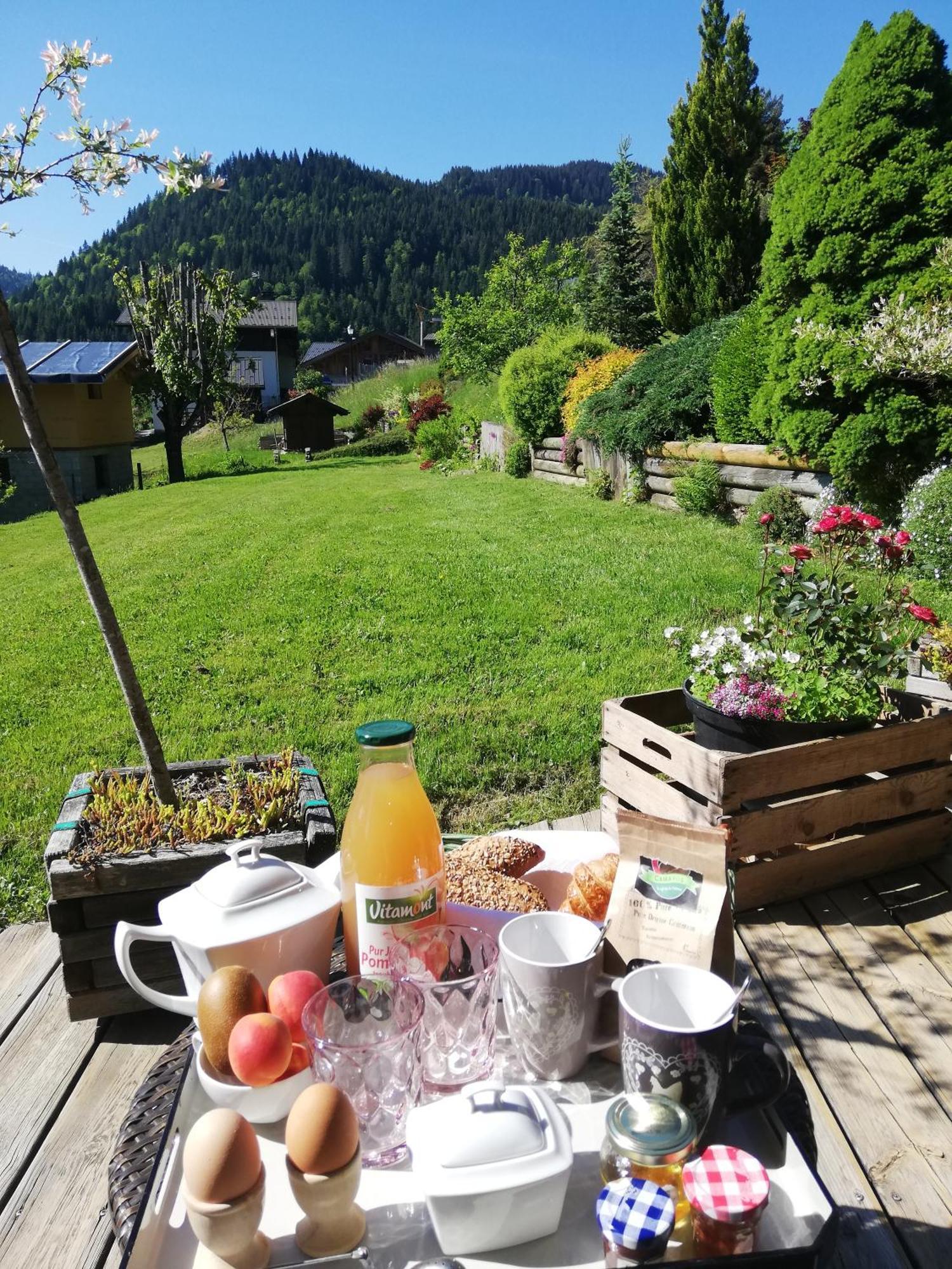 Chambres En Chalet Petit Dejeuner Inclus La Cote d'Arbroz 외부 사진